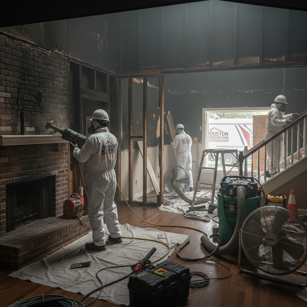 Fire & Smoke Damage Restoration - Tell Projects Baytown TX