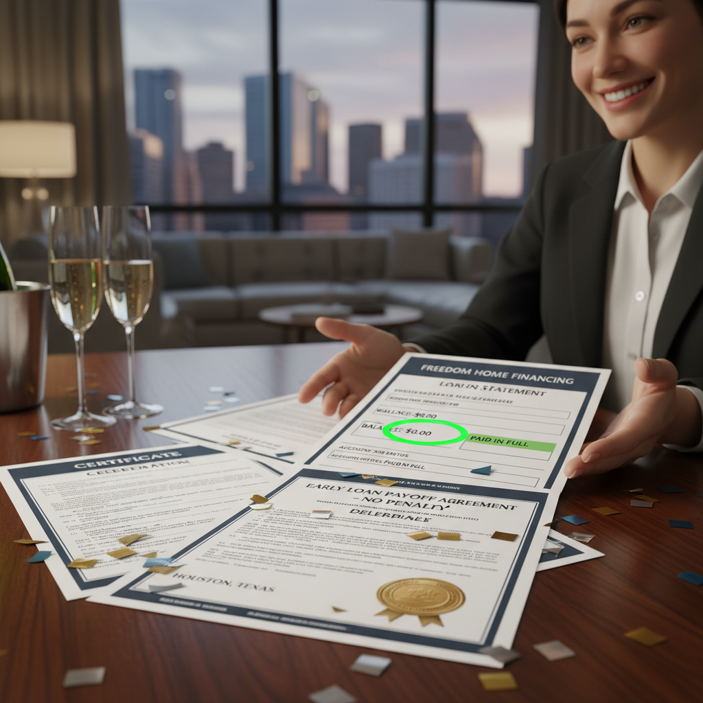 No-Penalty Early Payoff Options - Tell Projects Baytown TX