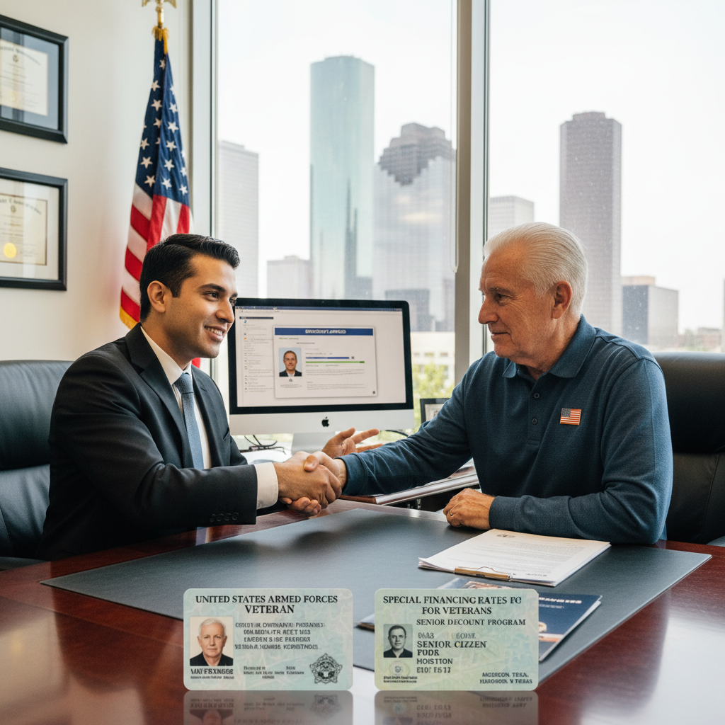 Senior & Military Discounts - Tell Projects Baytown TX