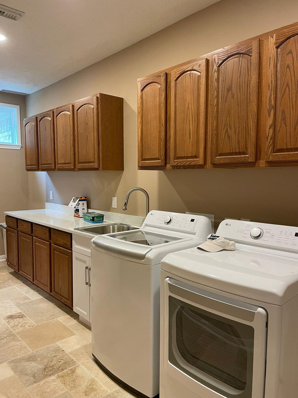 Commercial laundry room renovation in Baytown apartment complex