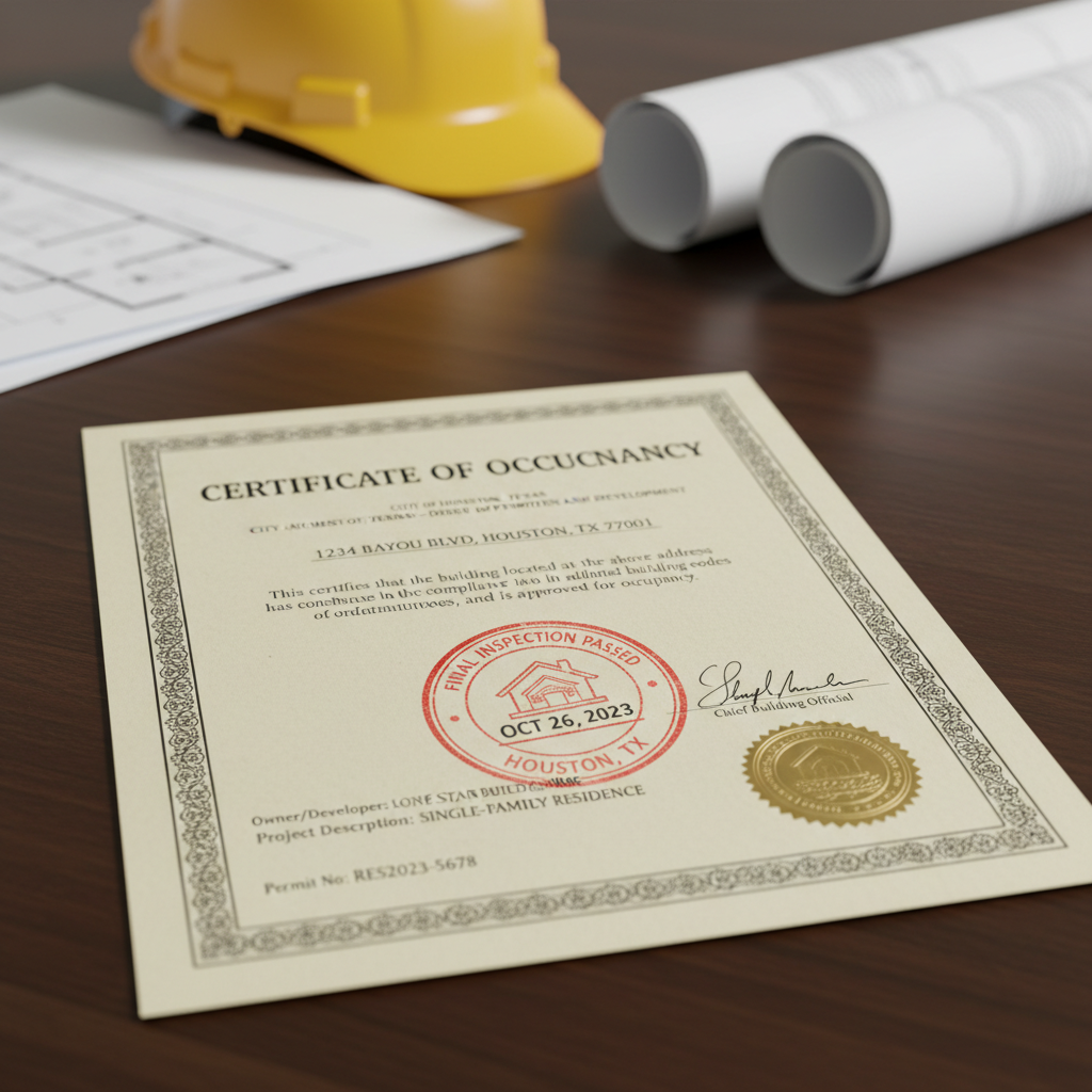 Final Permit Closeout - Tell Projects Baytown TX