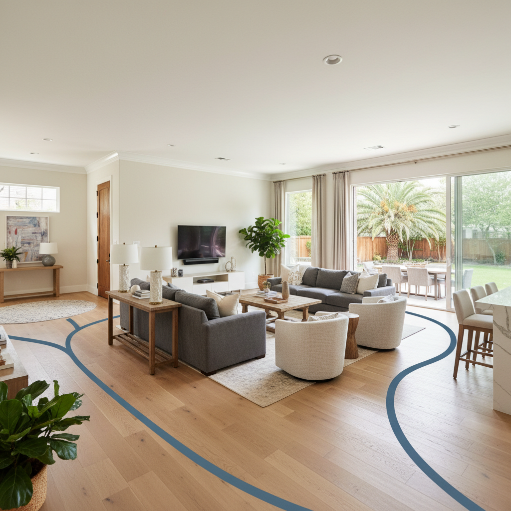 Furniture & Traffic Flow Planning - Tell Projects Baytown TX