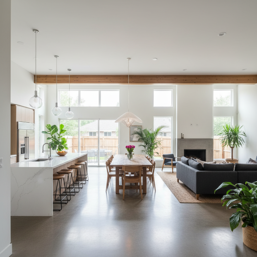 Open Concept Space Planning - Tell Projects Baytown TX
