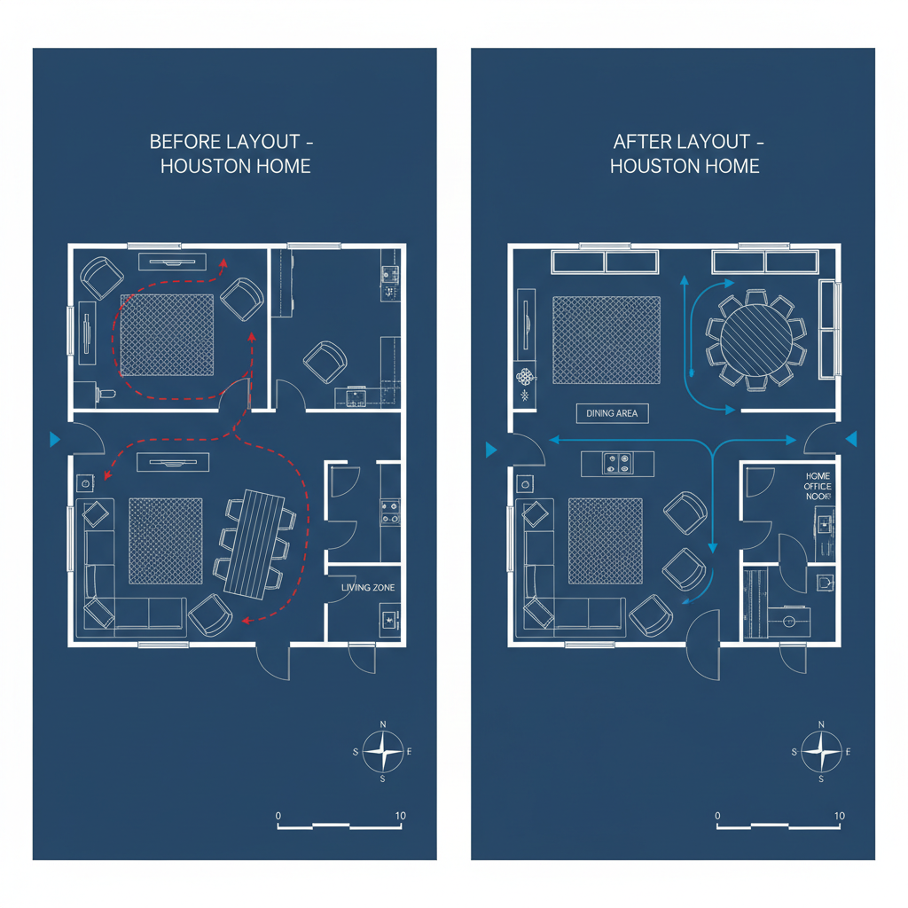 Room Layout Optimization Baytown - Tell Projects Baytown TX